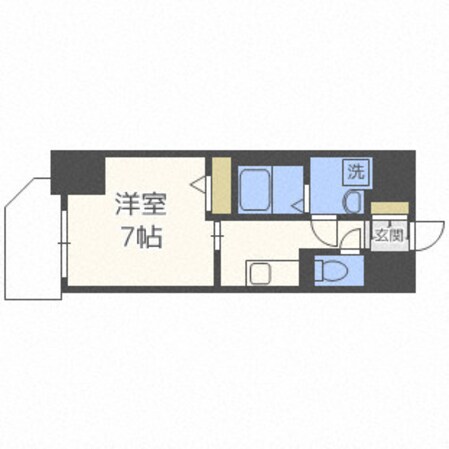 ワールドアイ天王寺ミラージュの物件間取画像